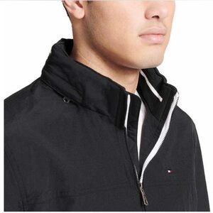 Tommy Hilfiger Black Windbreaker Jacket